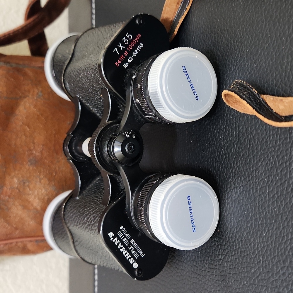 Vintage Oshman's Triple Tested Precision Optics Binoculars